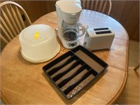 12 Cup Coffee Maker, Toaster, Cake Keeper & More