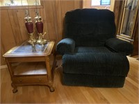 Green Recliner (Good Condition) & More