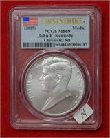 (2015) John F Kennedy Medal PCGS MS69