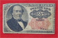 1874 US Fractional Currency 25 Cents