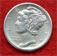 1920 D Mercury Silver Dime