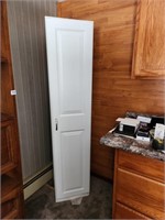 White pantry cupboard.  16D 15W 70H and contents