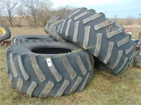 PAIR OF 800-70-R38 FIRESTONE TRACTOR TIRES