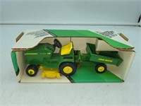 John Deere Lawn and Garden Tractor and Cart
