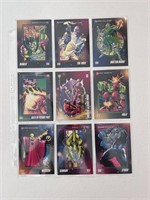 1992 Marvel Impel Cards Hulk, Daredevil, Dr Doom