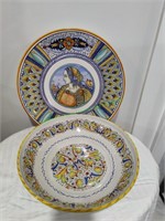 Decorative Bowl & Plate Made in Italy & Misc. Bowl