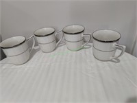 Noritake 4 Coffee Mugs