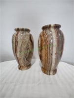 Two Onyx Vases