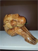 Wood Carved Figural Man