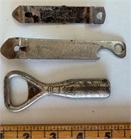 Vintage BEER church key/openers Lot #1