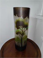 Glass Decorative Vase With Trees