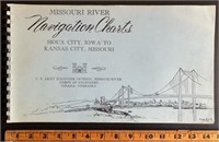 Vintage Missouri River navigation charts lot #1