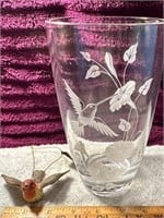 Hummingbird Vase - Finch ornament