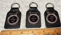 Vintage 'LINCOLN' key chains