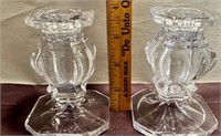 Gorham Lead Crystal candle holders