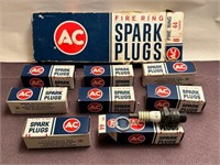 Vintage AC Fire ring spark plugs