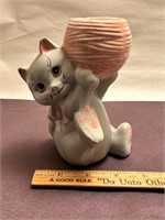 Ceramic Cat Votive candle holder