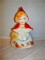 One Little Red Riding Hood Cookie Jar13"H