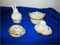 Group of 4 - Antique Easter Items-