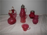 Group of 7 - Cranberry Items