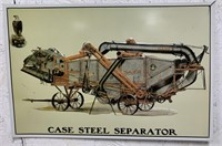Case Steel Separator Contemporary Sign