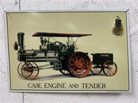 Case Engine and Tender Contemporary Sign