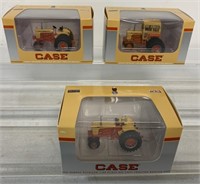(3) Case 930,1030 Tractors,NIB,1/64 scale