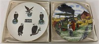 lot of 2 Case Limited Edition Plates