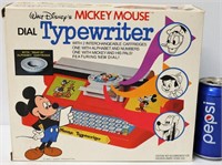 1975 Mickey Mouse Dial Typewriter NIB