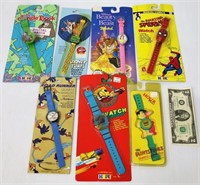 5 Sealed Comic Character Watches - Disney - Spider