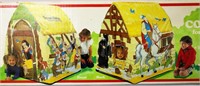Snow White & 7 Dwarfs Cottage NOS 1987 Intex