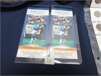 Chargers Vs lions Game #4 1999 ticket stubs