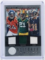 STITCHES IN TIME FOOTBALL PATCH CARD