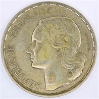 1952 FRANCE 20 FRANCS COIN