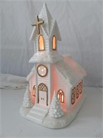 Vintage Albert Price Ceramic Light Up Church