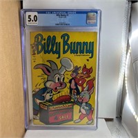 Billy Bunny 1 CGC 5.0 Scarce GA Cartoon
