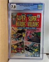 Super-Heroes vs. Super Villains 1 CGC 7.0