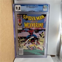 Spider-man vs. Wolverine 1 CGC 9.8 Newsstand!