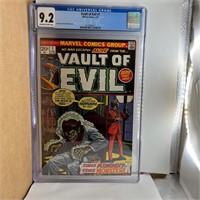 Vault of Evil 1 CGC 9.2 Marvel Horror