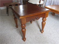 Cherry Finished Wood End Table