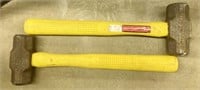 (2) Barco 3 Lb Double Face Hammers
