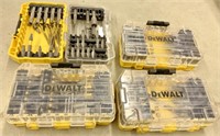 lot of 4 Boxes Dewalt Drill tips & Bits