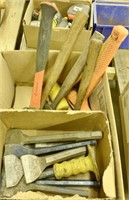 lot of 10+ Hammers & Chisels
