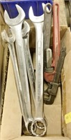 lot of 7 Husky, ES Wrenches & others