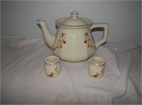 Group of 3- Jewel T Coffee Pot -2 toothpick holder