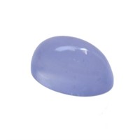 Genuine 3.5ct Oval Bullet American Blue Chalcedony