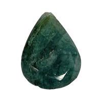 Natural Pear Shape 21.75ct Emerald