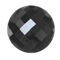 Genuine 12mm Round Checker Board Hematite