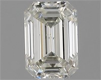 Gia Emerald 0.54ct K / Vs2 Diamond