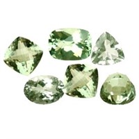 Genuine 100tcwt Mixed Green Amethyst Lot